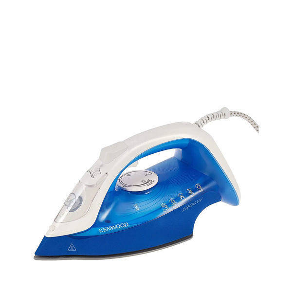 Kenwood Steam Iron, 2200 Watt, White Blue - STP60