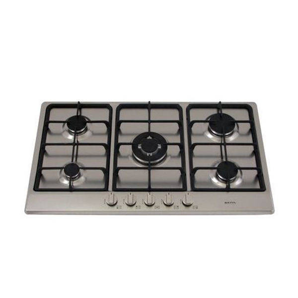 Torbino Built-in Gas Hob 5 Burners 90 CM Stainless Steel - ZP.GGE5026