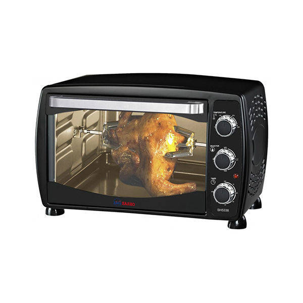 Sasho Electric Oven with Grill, 1500 Watt, 38 Liters, Black SH-5338