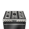 Bosch Cooker Serie 8 Stainless Steel 90*60 Cm 5 Burners with Grill All Self Clean Oven 147 Liter Model HIZ5G7W59S