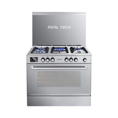 Real tech Cooker 60*90 Smart Touch 5 Burners Stainless 90421