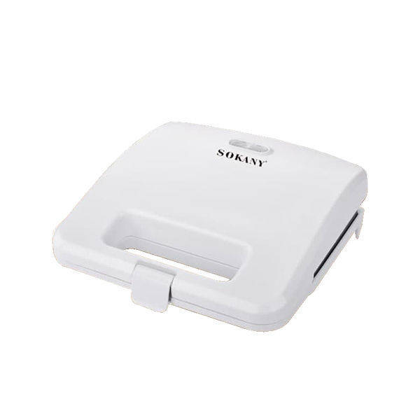 Sokany Sandwich Maker - 750 Watt White HY-802