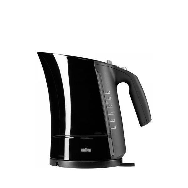 Braun MultiQuick 5 Electric Water Kettle, 1.7 Liter, Black - WK500 BK