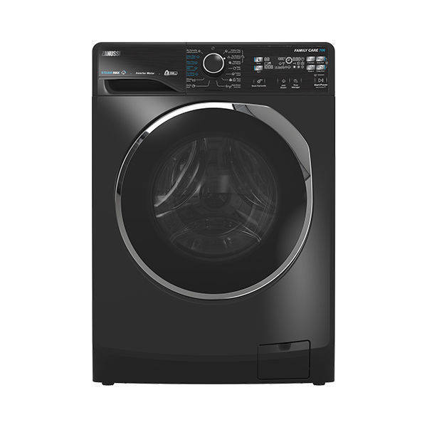 ZANUSSI 8KG STEAMMAX FRONT LOAD WASHING MACHINE 1200 RPM - BLACK ZWF8221BL7