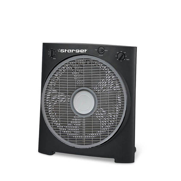 Starget Box Fan - 5 Blades Black Model ST-1212