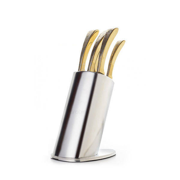 drobina Knife Set 6 Pieces Gold