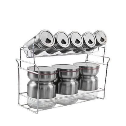 Spice box set 9 Pieces Stainless Steel MH-0903