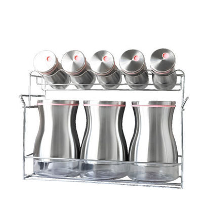 Spice box set 9 Pieces Stainless Steel MH-0909