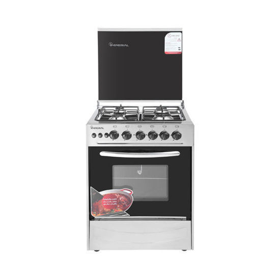 Imperial Cooker, 4 Gas Burners, 60 x 60 cm, Silver, PS-6060-SS-P-ILM