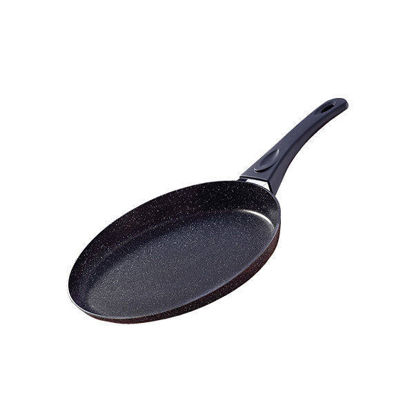 Drobina granite crepe pan 32 cm Black