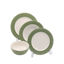 Porser 24 Pieces Dinner Set Dark Green YTK009