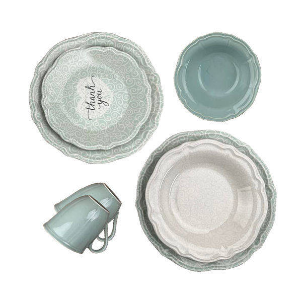 Porser 30 Pieces Dinner Set Ice Blue PRS649