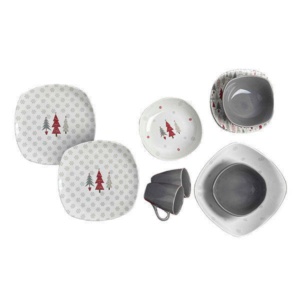 Porser 32 Pieces Dinner Set White PRS411