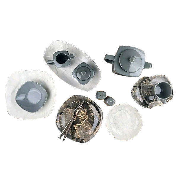 Porser 45 Pieces Dinner Set White PRS370