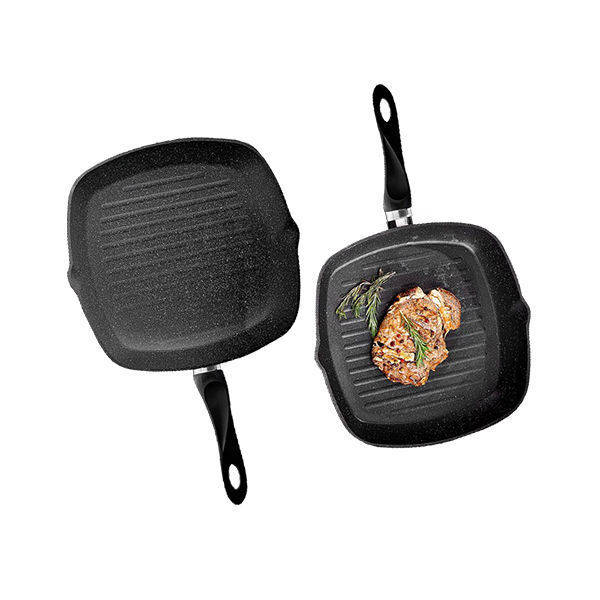 Papilla Granite Gril Pan size 28 Black
