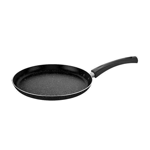 Papilla granite crepe pan 25 cm Black