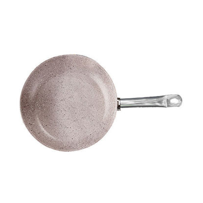 Papilla Granite frying pan 24 cm with Stainless Hand Beige
