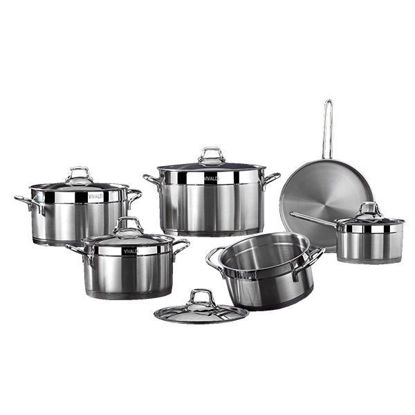 VIVALDI Stainless Steel Set 11 Pieces with steel hand