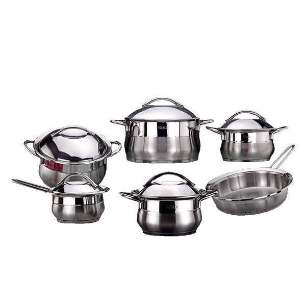 VIVALDI Stainless Steel Set 11 Pieces Tefane