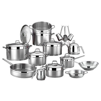 VIVALDI Stainless Steel Set 24 Pieces with steel hand