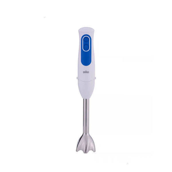 Braun Multiquick 3 Hand Blender Set, 700 Watt, White/Blue - MQ 3025 Spaghetti