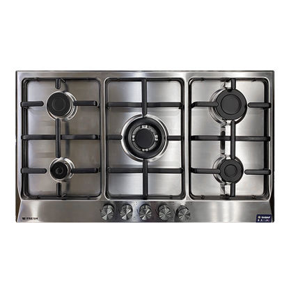 Fresh Gas Cooker Built In 5 Burners 90 Cm Safety Stainless - 50008866