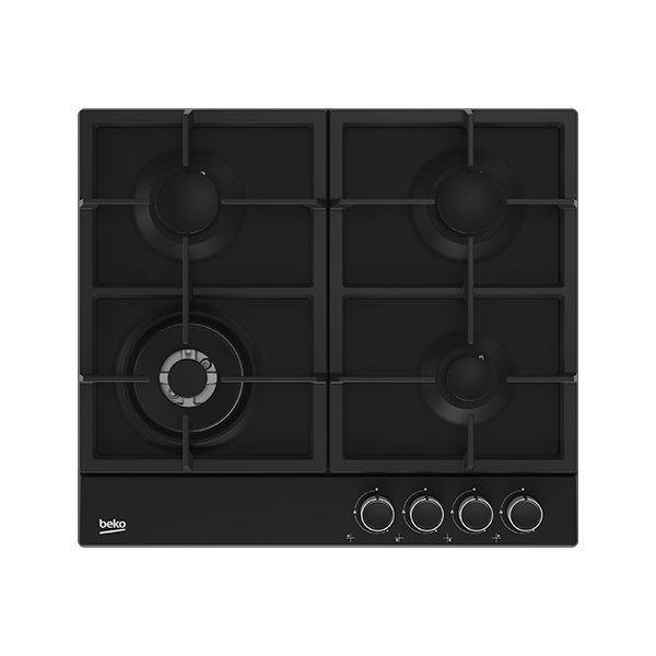 BEKO Built-In Gas Hob 4 Gas Burners Black Model HIAW 64225 BX