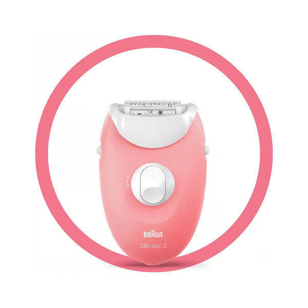 Braun Silk-épil 3 Epilator, Pink - SE3176