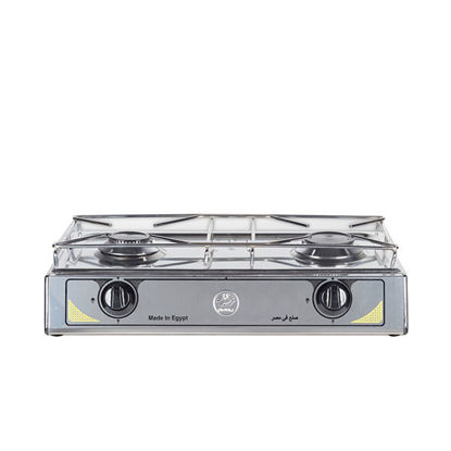 Nour cooker hob 2 burners stainless