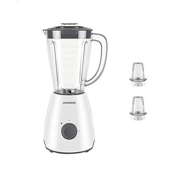 Kenwood Blender with 2 Mill, 400 Watt, White - BLP10.CO