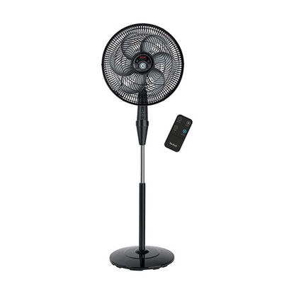 Tefal Silence Force Anti-Mosquito Stand Fan, 16 Inch, With Remote Control, Black - VG4135EE