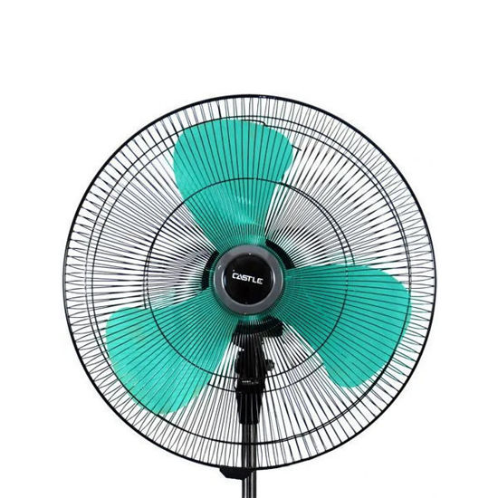 ElIraqi Company Castle Pedestal Fans Green Blades, 20 Inch, 500 mlA