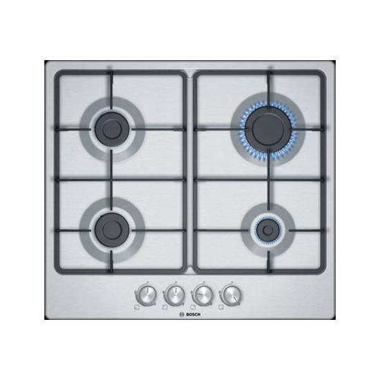 BOSCH Built-in Hob Gas Hob 60 cm Stainless - PGP6B5O62Q