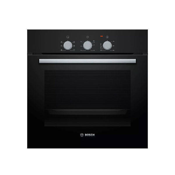 Bosch Electric Built-In Oven 60 cm, 66 Liter, Black - HBF011BA1