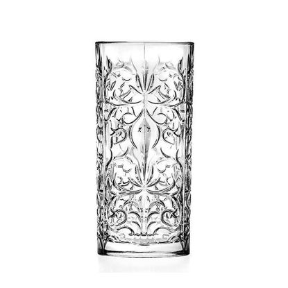 RCR Crystal tattoo Water Glass Set, 6 Pieces - 370 ml