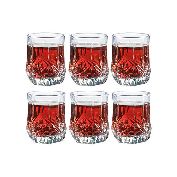 ElIraqi Company Luminarc Tea Glass Set 6 Pieces BRIGHTON