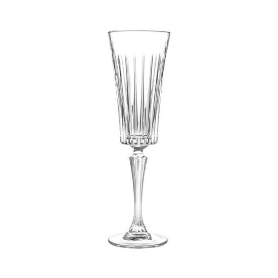 RCR Crystal timeless Calice Water Glass cups set Flute , 6 Pieces - 210 ml