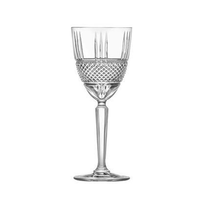 RCR Crystal Brillante Water Glass cups set juice, 6 Pieces - 260 ml