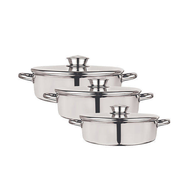 El Dahan Aluminum Oven tray set 3 Pieces 26-28-30cm