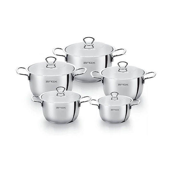 ZINOX Elite Stainless Steel Sets 10 Pieces Size (18-30)