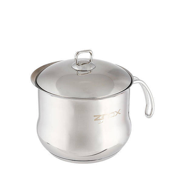 Zinox Curvy milk pot  Stainless Steel Size 16