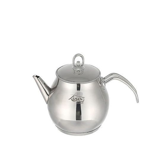 Zinox Curvy stainless steel Tea kettle, 1.5 liters - silver