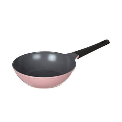 Neoflam Ceramic Deep pan (wok)Size 28 cm pink