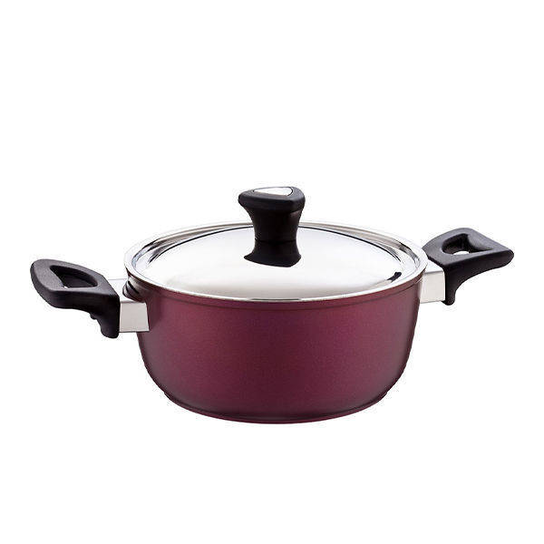 Saflon Tefal Titanium Cooking Pot Size 18 Mary circular