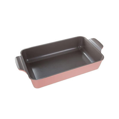 Neoflam Ceramic Rectangle Tray Size 30 cm pink