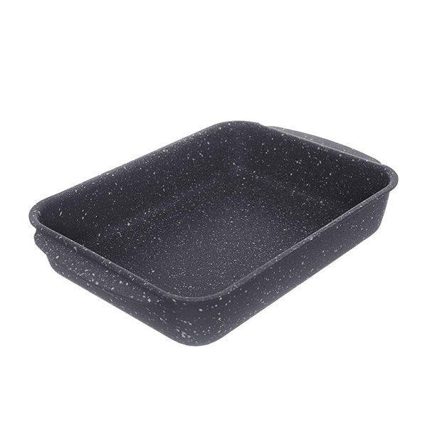 Saflon Granite rectangular oven tray Size 35 Grey