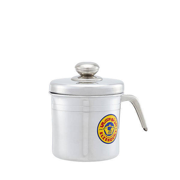 El-Zenouki Super Power Milk Cooking Pot 14 cm, Silver