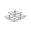 El-zenouki Baking Tray with Lid and Handle Sets 4 Pieces (24-30)