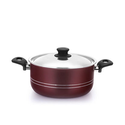 Trueval tefal cookware Size 16 cm Dark Red	