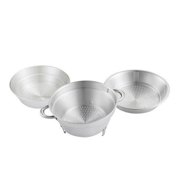 Al Ahram  Aluminum Tomato colander Set 3 Pieces Size 32-20-28 cm